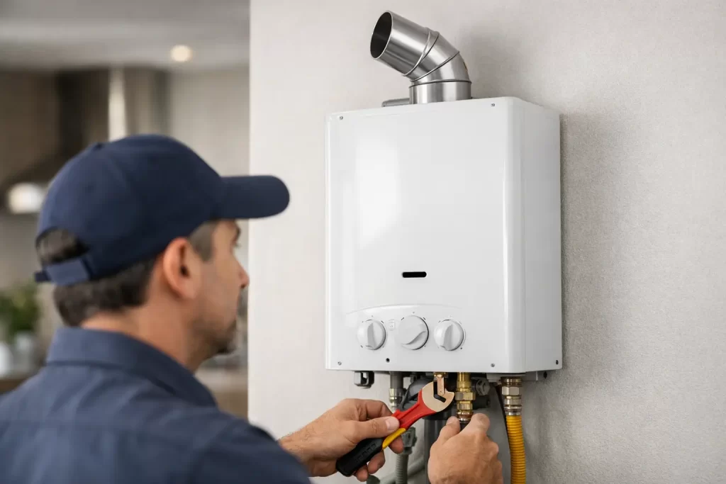 Instalar calefont tiro natural de forma segura